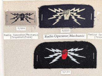 Großbritannien, Sammlung Ärmelabzeichen...