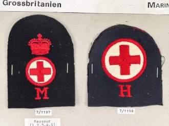 Großbritannien, Sammlung Tätigkeitsabzeichen...