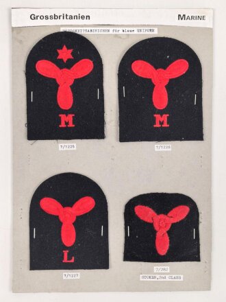 Großbritannien, Sammlung Tätigkeitsabzeichen...