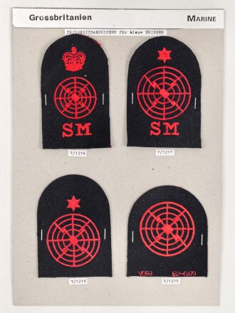 Großbritannien, Sammlung Tätigkeitsabzeichen...