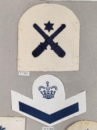 Großbritannien, Sammlung Tätigkeitsabzeichen...