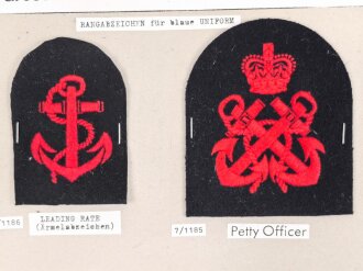 Großbritannien, Sammlung Tätigkeitsabzeichen...