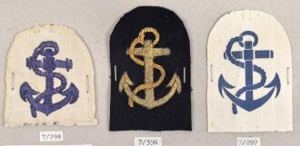 Großbritannien, Sammlung Tätigkeitsabzeichen Marine, auf Karton getackert