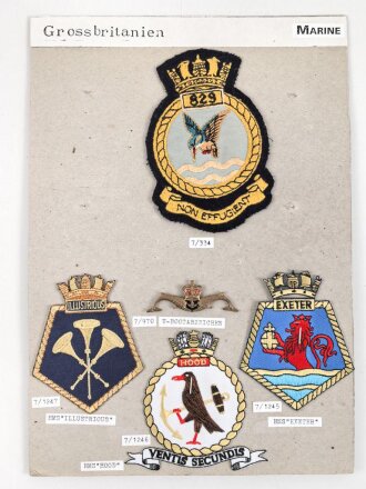 Großbritannien, Sammlung Ärmelabzeichen...