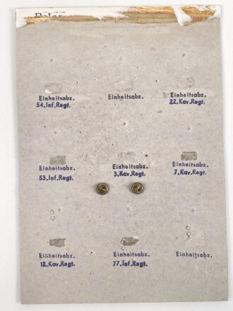 Großbritannien, Sammlung Ärmelabzeichen Marine, auf Karton getackert