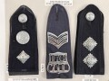 Großbritannien, Sammlung Rangabzeichen Polizei, auf Karton getackert