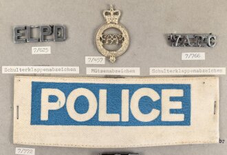 Großbritannien, Sammlung Uniform Effekten Polizei,...
