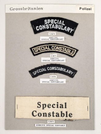 Großbritannien, Sammlung Ärmelabzeichen und...