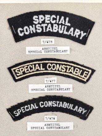 Großbritannien, Sammlung Ärmelabzeichen und...