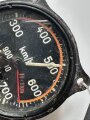 Luftwaffe, Fahrtmesser Fl 22234 bis 900km für FW190 und BF 109. Restauriertes Stück