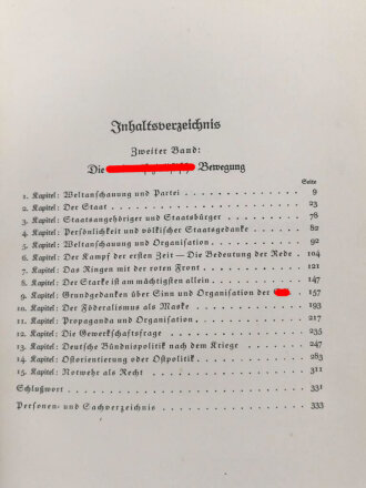 "Mein Kampf" Adolf Hitler,  Geschenkausgabe Leinen in zwei Bänden,1. Auflage 1934, guter Zustand