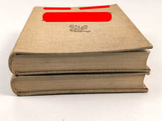 "Mein Kampf" Adolf Hitler,  Geschenkausgabe Leinen in zwei Bänden,1. Auflage 1934, guter Zustand