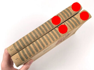 "Mein Kampf" Adolf Hitler,  Geschenkausgabe Leinen in zwei Bänden,1. Auflage 1934, guter Zustand
