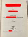 "Mein Kampf" Adolf Hitler,  Geschenkausgabe Halbleinen in zwei Bänden, im defekten Schuber. 2. Auflage 1937, guter Zustand
