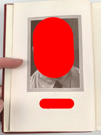 Adolf Hitler "Mein Kampf" , rote " Tornisterausgabe" von 1940, überreicht von der Kreisleitung Konstanz 1941. Guter Zustand