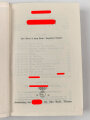 Adolf Hitler "Mein Kampf" , rote " Tornisterausgabe" von 1940, überreicht von der Kreisleitung Konstanz 1941. Guter Zustand
