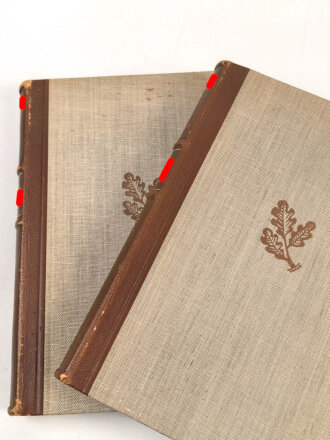 "Mein Kampf" Adolf Hitler,  Geschenkausgabe Halbleinen in zwei Bänden, 6. Auflage 1940, guter Gesamtzustand