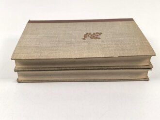 "Mein Kampf" Adolf Hitler,  Geschenkausgabe Halbleinen in zwei Bänden, 6. Auflage 1940, guter Gesamtzustand