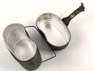 Polen, Kochgeschirr aus der Zeit des kalten Krieges. Originallack, ungereinigt