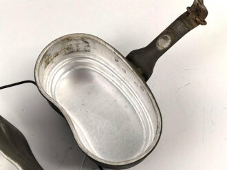 Polen, Kochgeschirr aus der Zeit des kalten Krieges. Originallack, ungereinigt