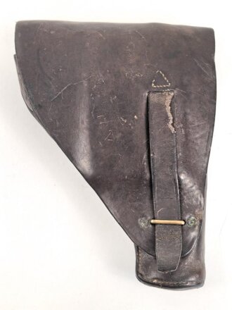 Pistolentasche dunkelbraunes Leder, wohl...
