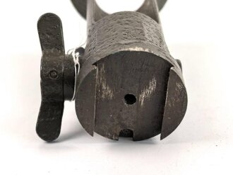 1.Weltkrieg oder Reichswehr, Aufnahme für ein Rundblickfernrohr. Leicht narbig, überlackiert, gängig