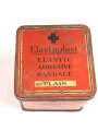 Großbritannien, Blechdose  "Elastoplast Elastic Adhesive Bandage" 7 x 7 x 6,5cm, most likely WWII era