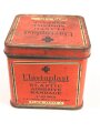 Großbritannien, Blechdose  "Elastoplast Elastic Adhesive Bandage" 7 x 7 x 6,5cm, most likely WWII era