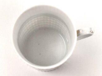 Kaiserreich und 1. Weltkrieg, Andenkentasse aus Porzellan, Darstellend Kaiser Wilhelm den II. Guter Zustand, Höhe 8cm