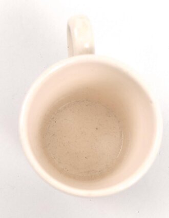 1. Weltkrieg, Tasse für ein Kind, Hersteller Villeroy & Boch. Guter Zustand, Höhe 8,5cm