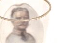 Kaiserreich und 1. Weltkrieg, Andenkenglas mit Darstellung " August von Mackensen". Guter Zustand, Höhe 10,5cm