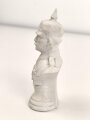 Kaiserreich und 1. Weltkrieg, kleine Büste Darstellend Kaiser Wilhelm II. Bisquitporzellan, Höhe 12cm, unbeschädigt