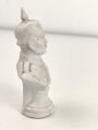 Kaiserreich und 1. Weltkrieg, kleine Büste Darstellend Kaiser Wilhelm II. Bisquitporzellan, Höhe 12cm, unbeschädigt
