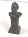 1. Weltkrieg, kleine Büste Darstellend "Kaiser Wilhelm II" Spritzguß, Höhe 9,5cm