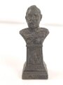 1. Weltkrieg, kleine Büste Darstellend "Kaiser Wilhelm II" Spritzguß, Höhe 9,5cm