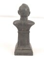 1. Weltkrieg, kleine Büste Darstellend "Kaiser Wilhelm II" Spritzguß, Höhe 9,5cm