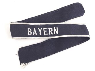 Technisches Hilfswerk THW ? , Ärmelband "BAYERN" ungetragen, Gesamtlänge 45cm
