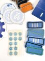 Technisches Hilfswerk THW , Luftschutzhilfsdienst, Konvolut Effekten und Aufkleber