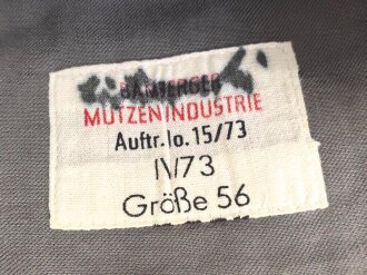 Technisches Hilfswerk THW , Schiffchen datiert 1973, Kopfgrösse 56