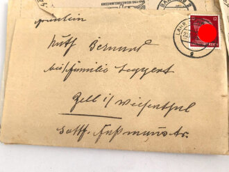 Feldpost / Post  eines Angehörigen Feldpost Nummer 18545" Flak-Abteilung 945 "