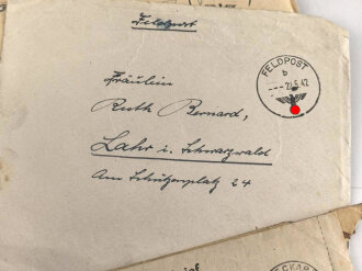 Feldpost / Post  eines Angehörigen Feldpost Nummer 18545" Flak-Abteilung 945 "