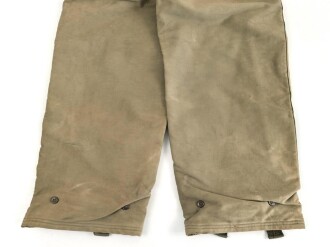 U.S. Navy WWII Deck pants size medium. " Navy Department Contract NXsx 38067" Used, good condition