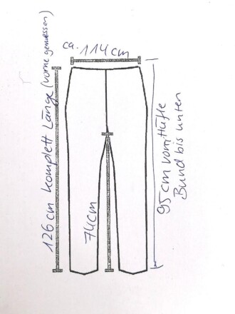 U.S. Navy WWII Deck pants size medium. " Navy Department Contract NXsx 38067" Used, good condition