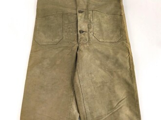 U.S. Navy WWII Deck pants size medium. " Navy Department Contract NXsx 38067" Used, good condition