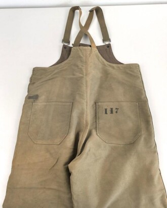 U.S. Navy WWII Deck pants size medium. " Navy Department Contract NXsx 38067" Used, good condition