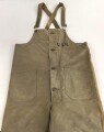 U.S. Navy WWII Deck pants size medium. " Navy Department Contract NXsx 38067" Used, good condition