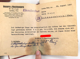 Umfangreicher Papiernachlass einer Familie