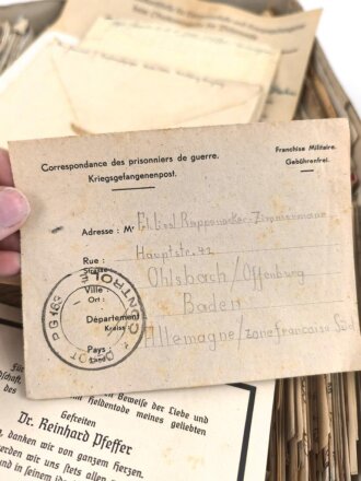 Gewaltiges Konvolut Feldpost / Post einer Familie. Einige hundert Belege