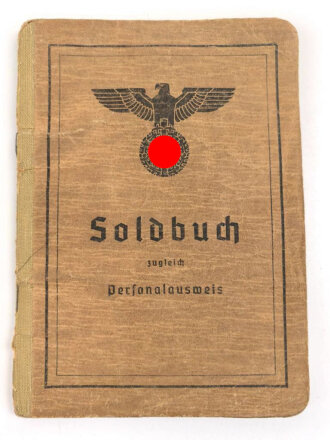 Soldbuch, Wehrpaß und Feldpost eines Sanitäters