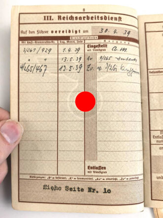 Soldbuch, Wehrpaß und Feldpost eines Sanitäters